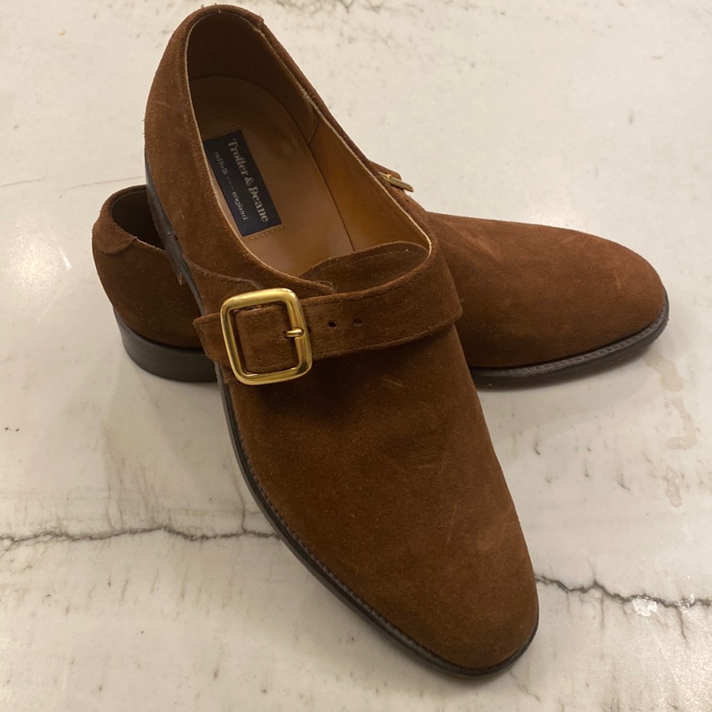 Mens Brown Suede Shoes - UK 8 US 9